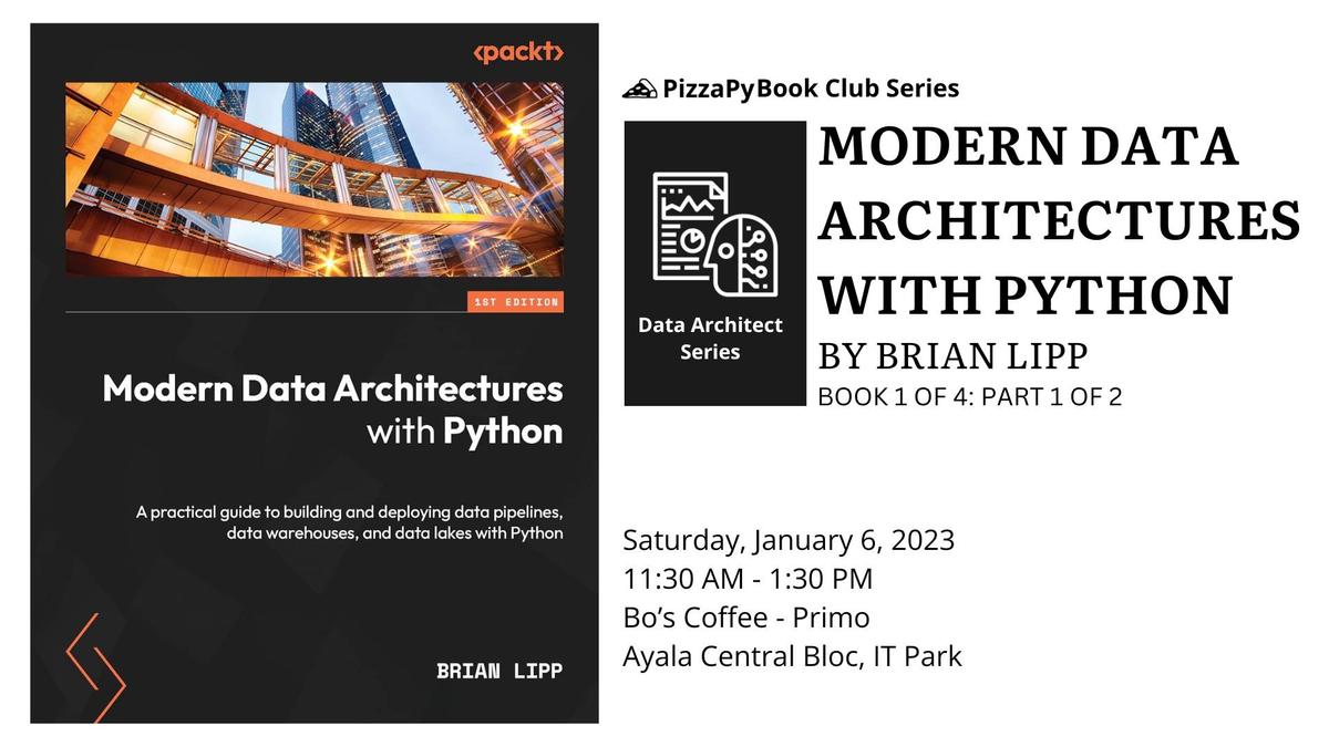 PizzaPy Book Club Meetup - Data Architect Series (Book 1 - Part 1)