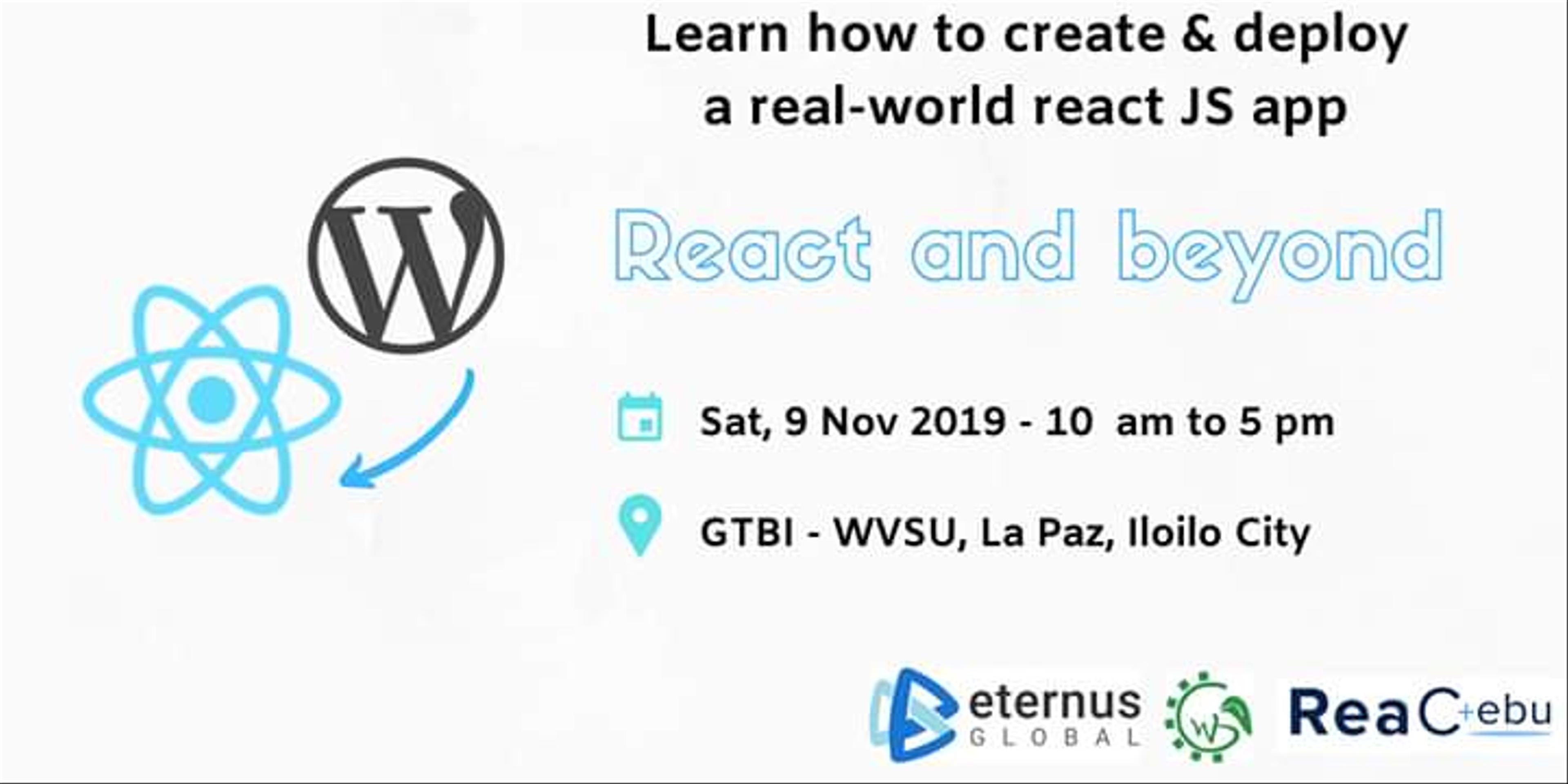 React and beyond