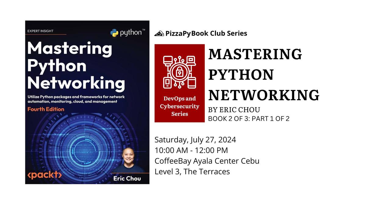 PizzaPy Book Club Meetup - DevOps and Cybersecurity Series (Book 2 - Part 1)