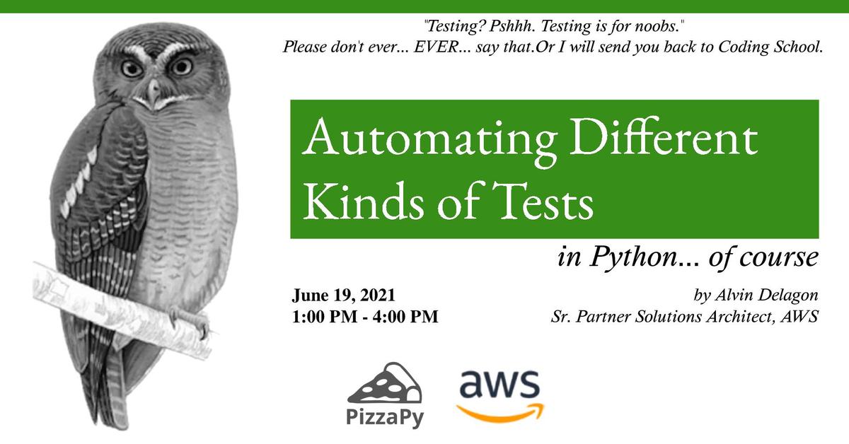 Automating Different Kinds of Tests in Python