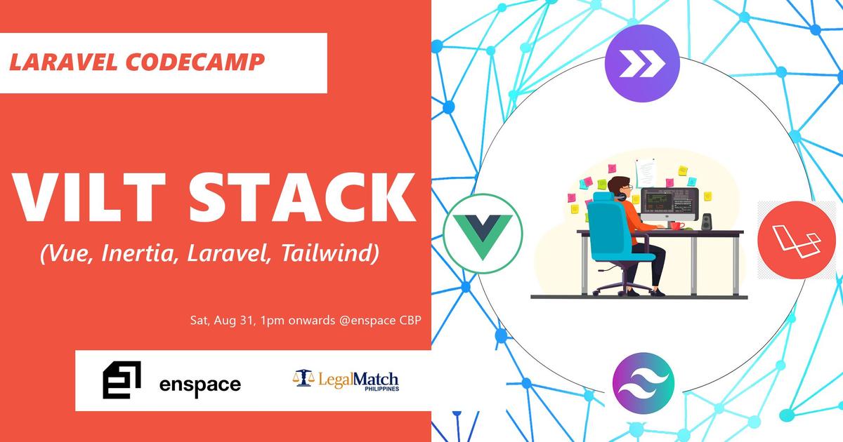 Laravel Codecamp - VILT Stack (Vue, Inertia, Laravel, Tailwind)