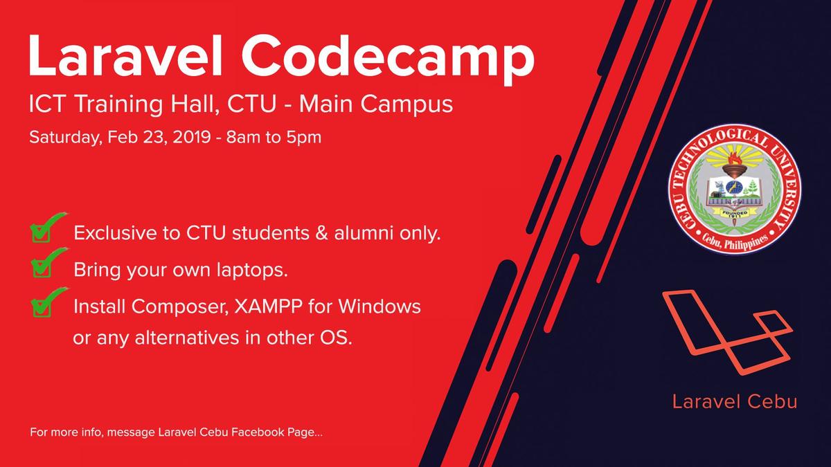 Laravel Codecamp CTU