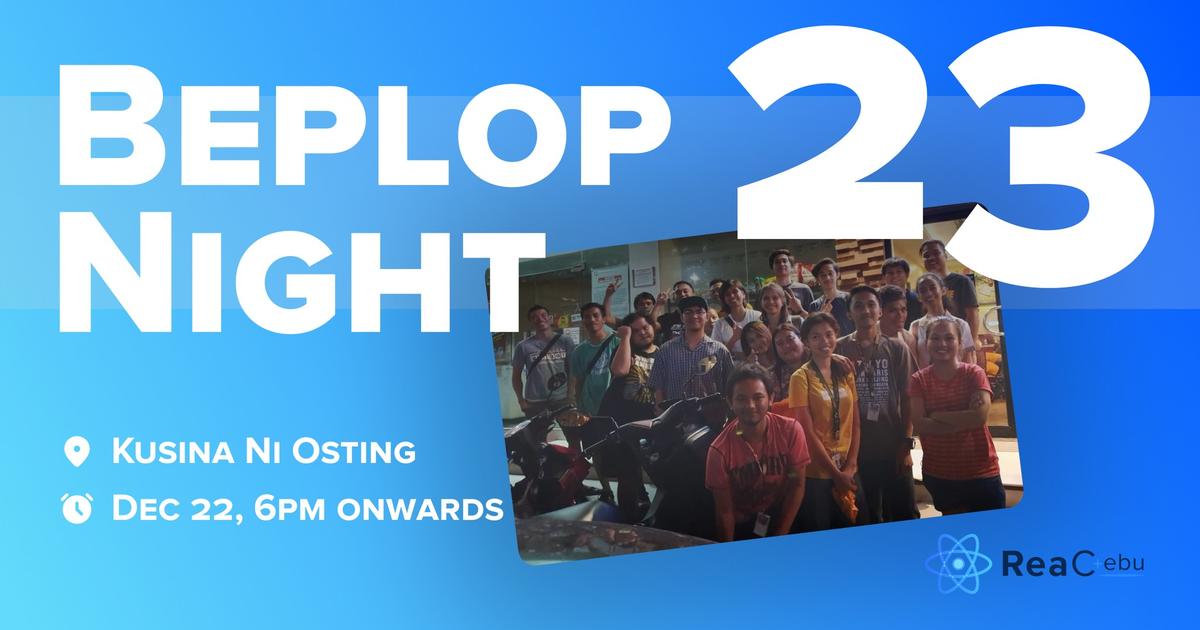 Beplop Night 2023